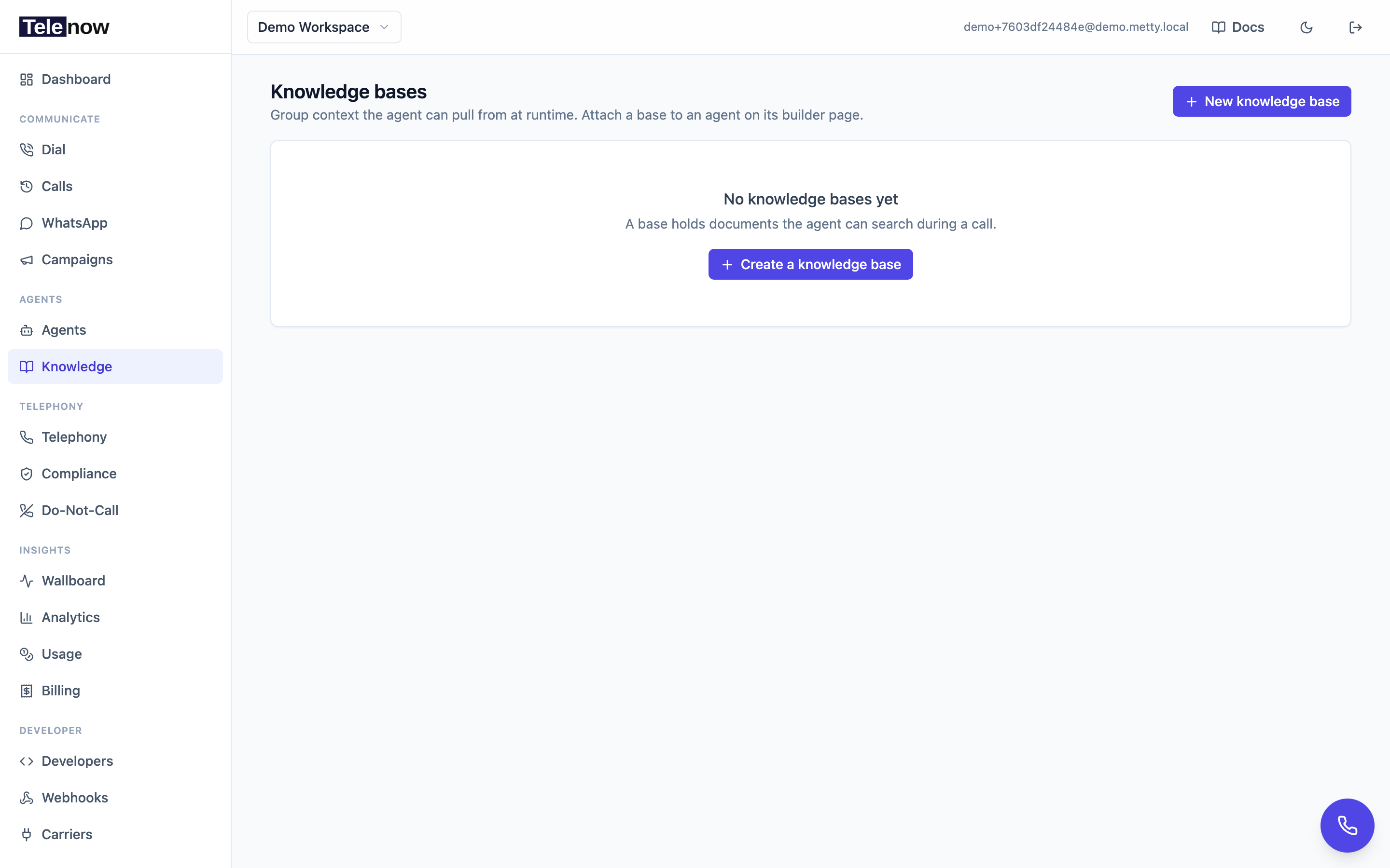 The Knowledge page